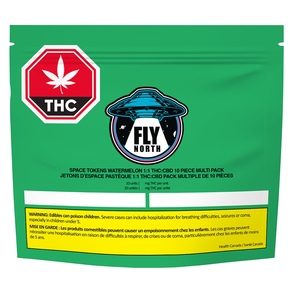 Space Tokens Watermelon 1:1 THC:CBD Multipack - 