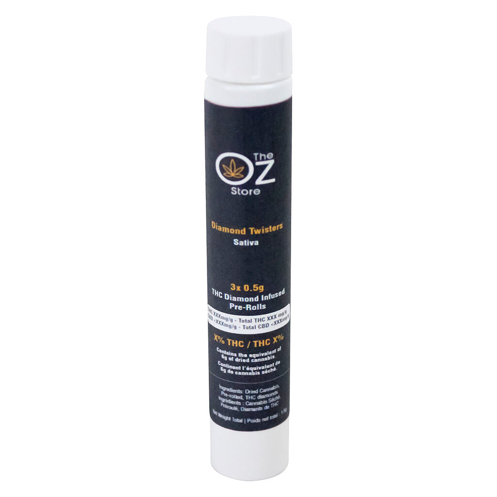 Diamond Twisters Infused Pre-Roll - 