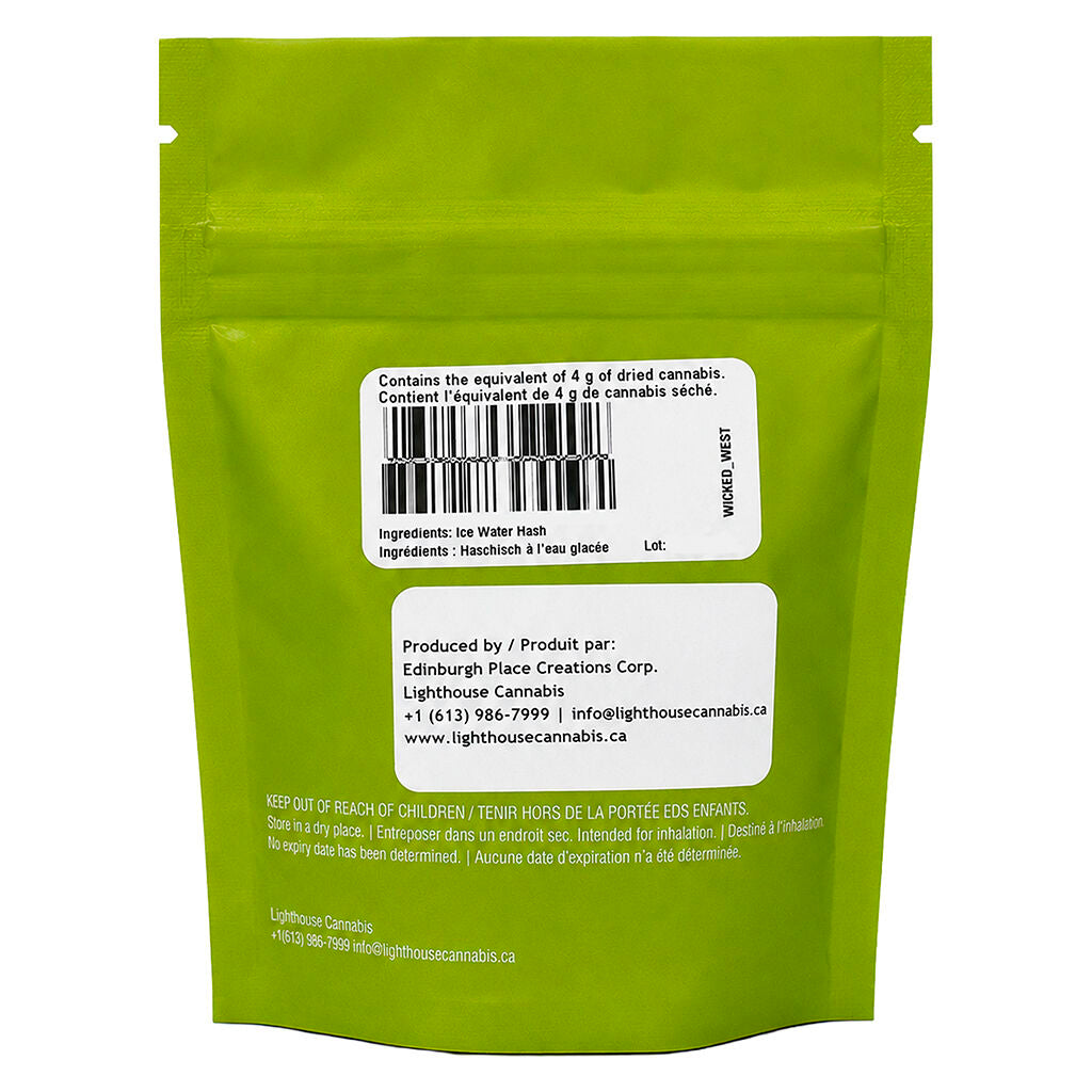 Wicked West Canadian Live Hash Rosin - 