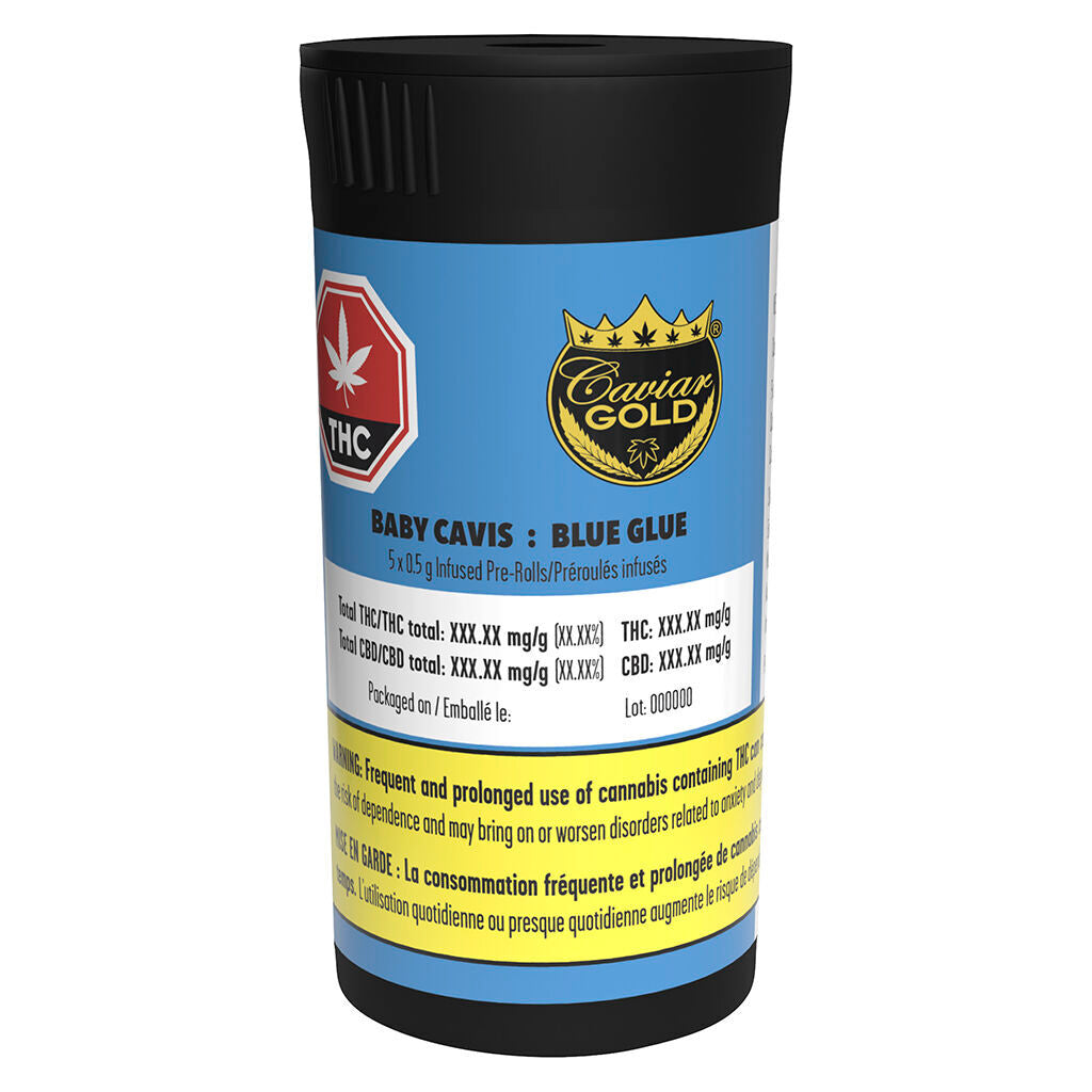 Baby Cavis - Blue Glue Infused Pre-roll - 