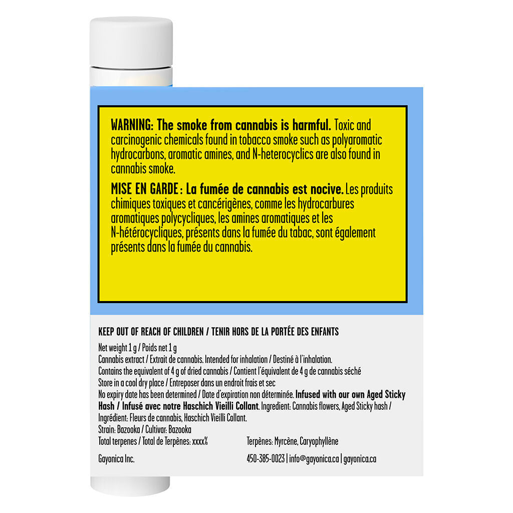 Nostalgia - Aged Sticky Hash Infused Pre-Roll - 