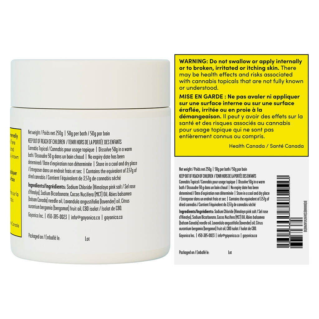 Extra Strength CBD Bath Salts - Flowers & Fir - 