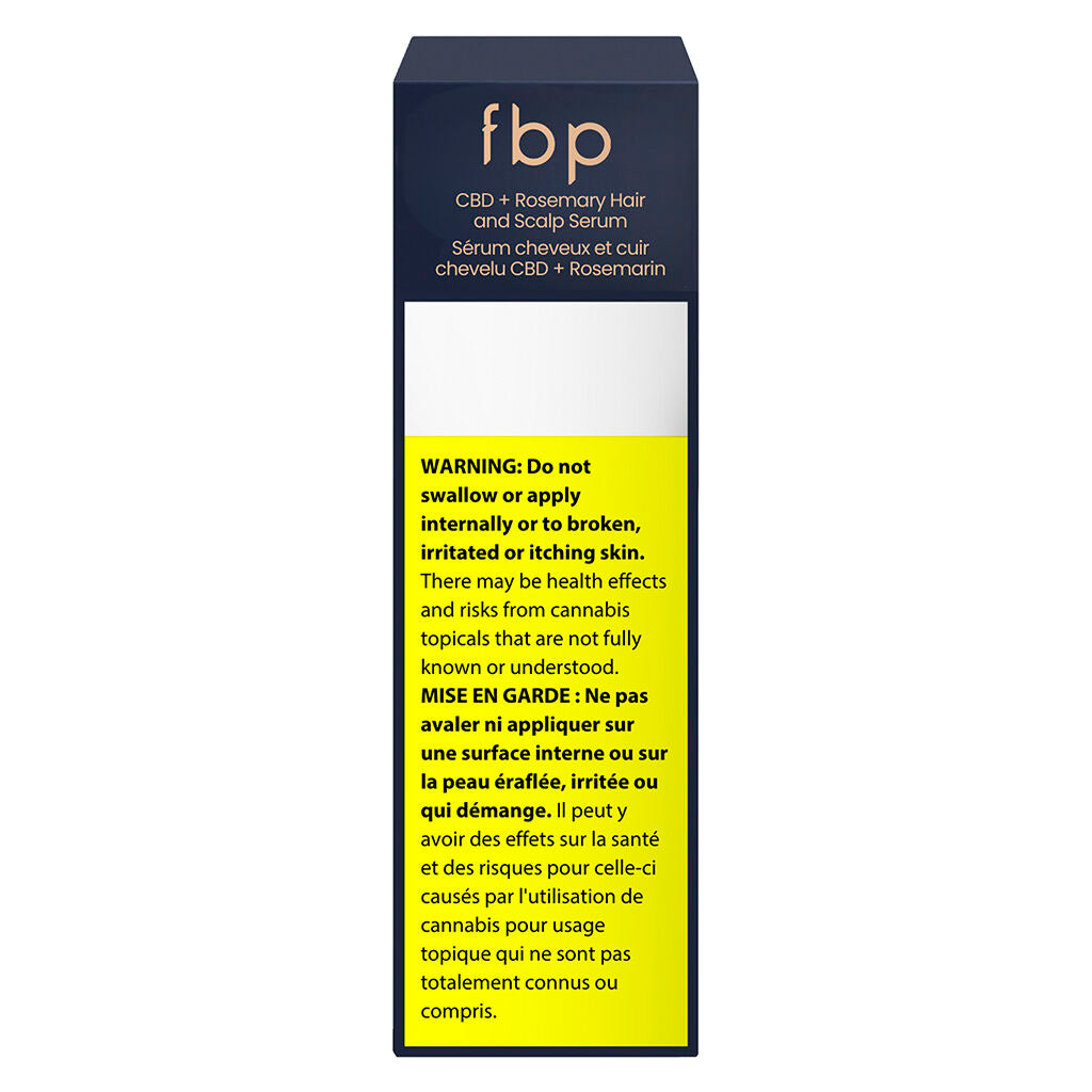 CBD + Rosemary Hair and Scalp Serum - 