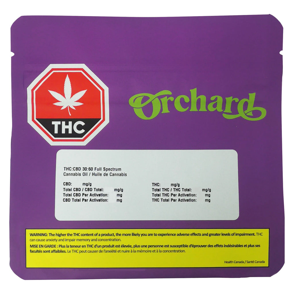 THC:CBD 30:60 Full Cannabinoid Spectrum Oil - 