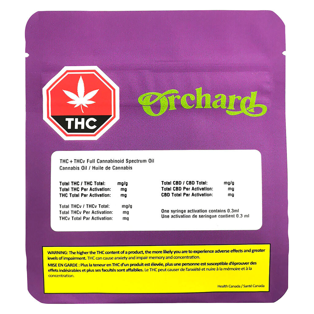 THC+THCv Full Cannabinoid Spectrum Oil