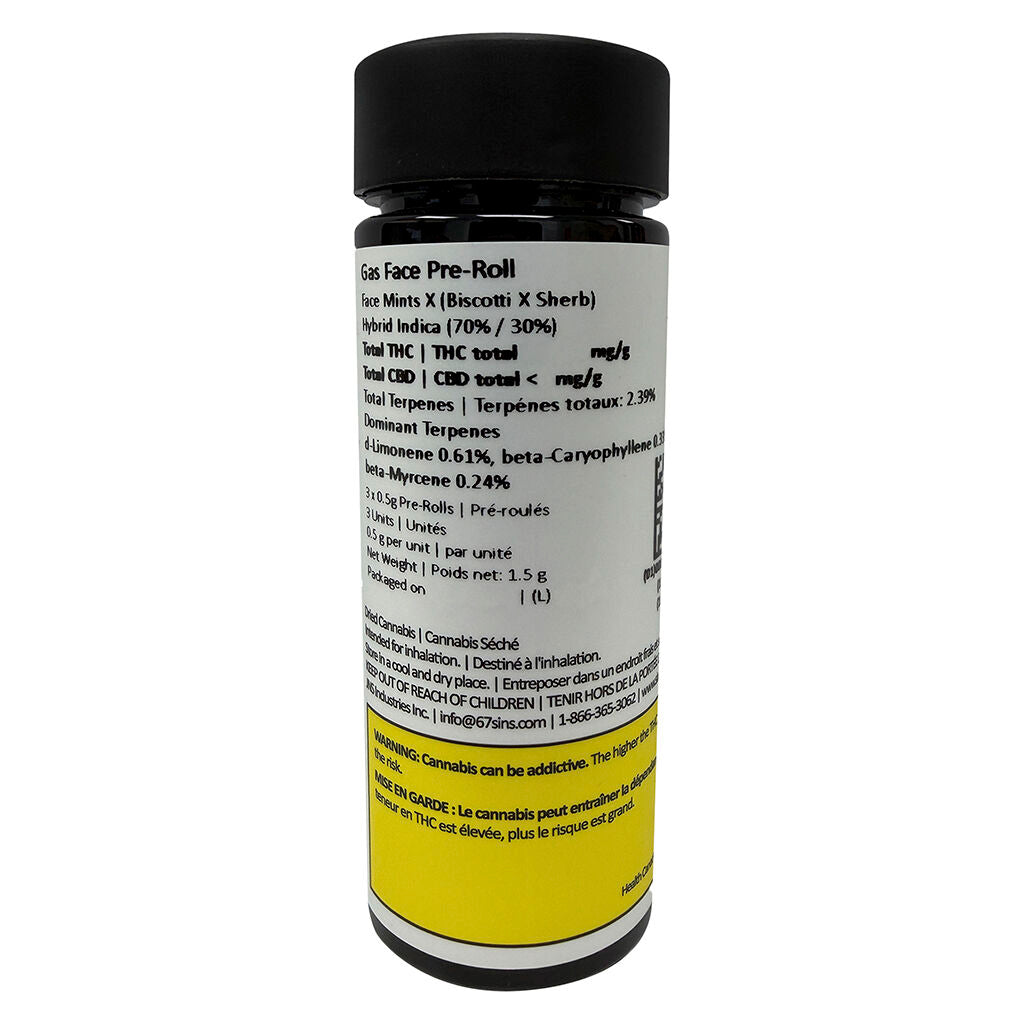 Gas Face Pre-Roll - 