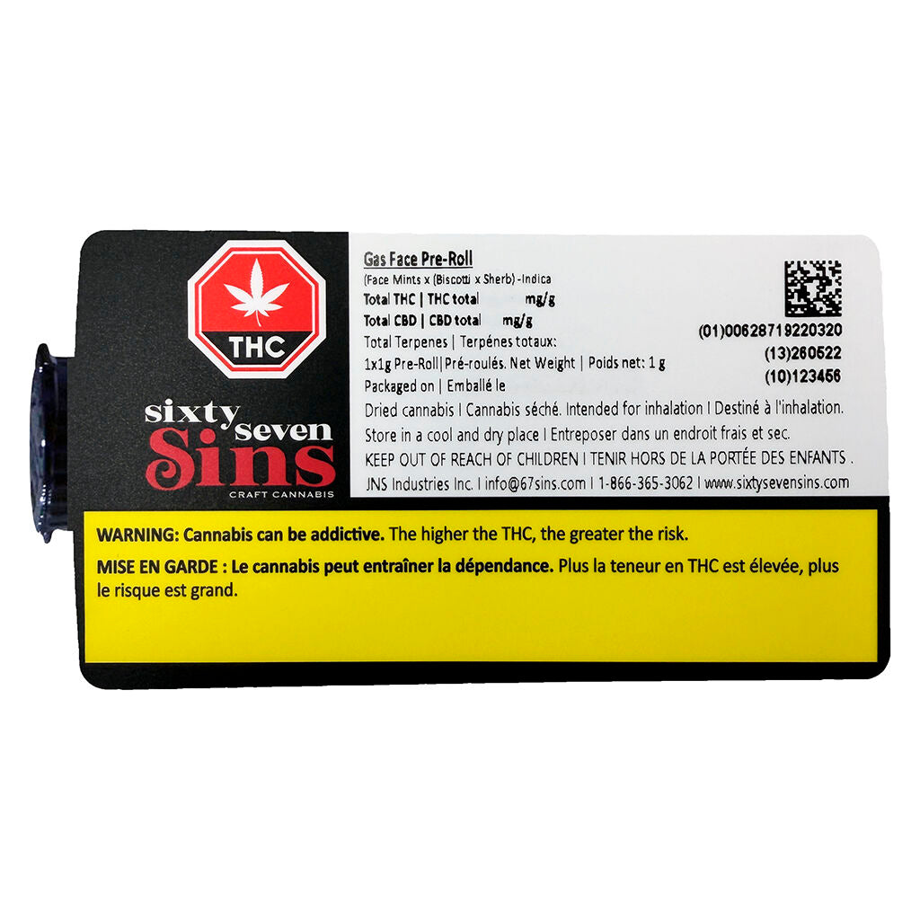 Gas Face Pre-Roll - 