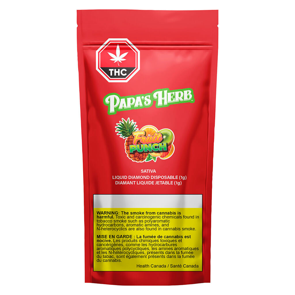 Sativa Fruit Punch Liquid Diamond Disposable - 