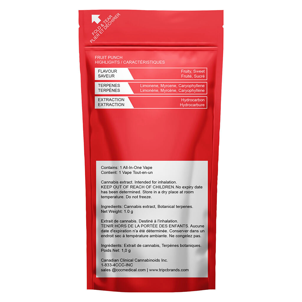 Sativa Fruit Punch Liquid Diamond Disposable - 