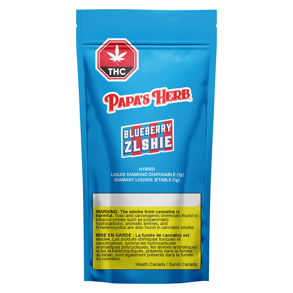 Hybrid Blueberry Zlshie - Liquid Diamond Disposable - 
