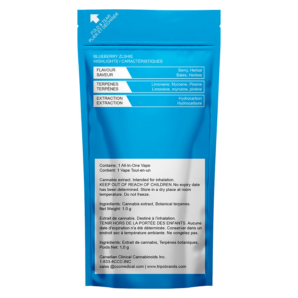 Hybrid Blueberry Zlshie - Liquid Diamond Disposable - 