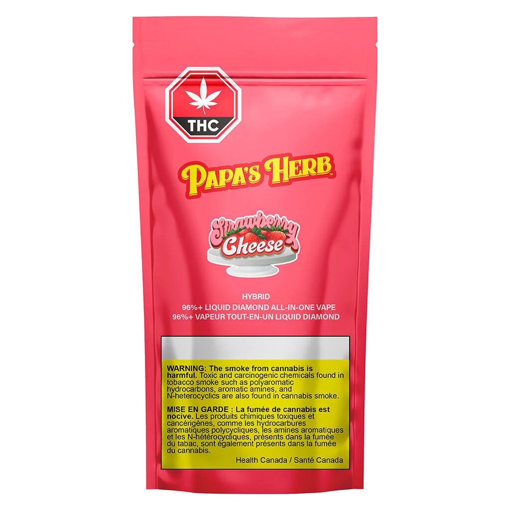 Indica Strawberry Cheese Liquid Diamond Disposable - 