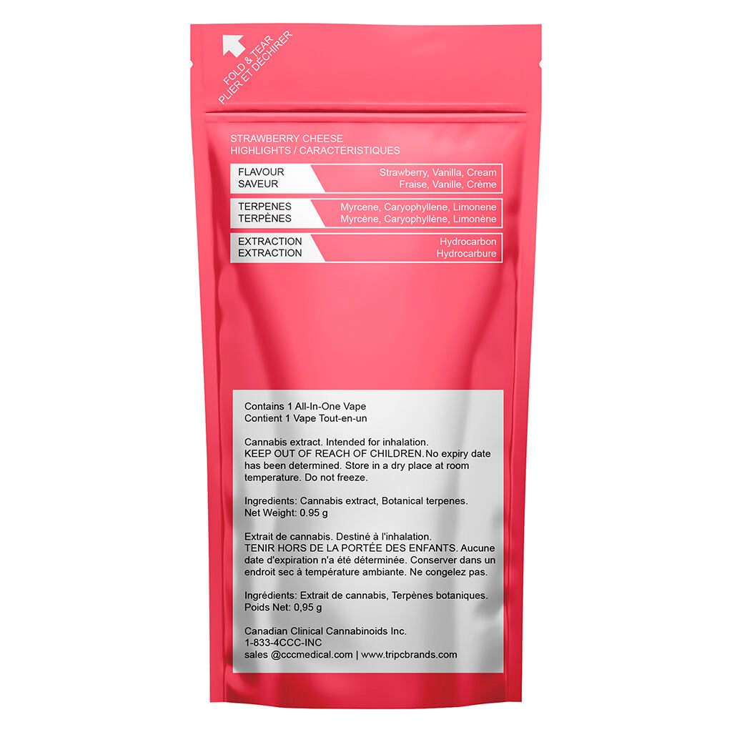 Indica Strawberry Cheese Liquid Diamond Disposable - 