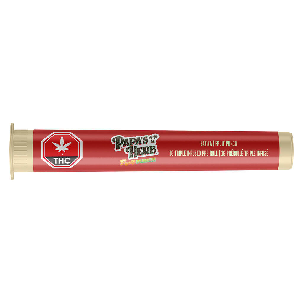 Sativa Fruit Punch Triple Infused Pre-Roll - 