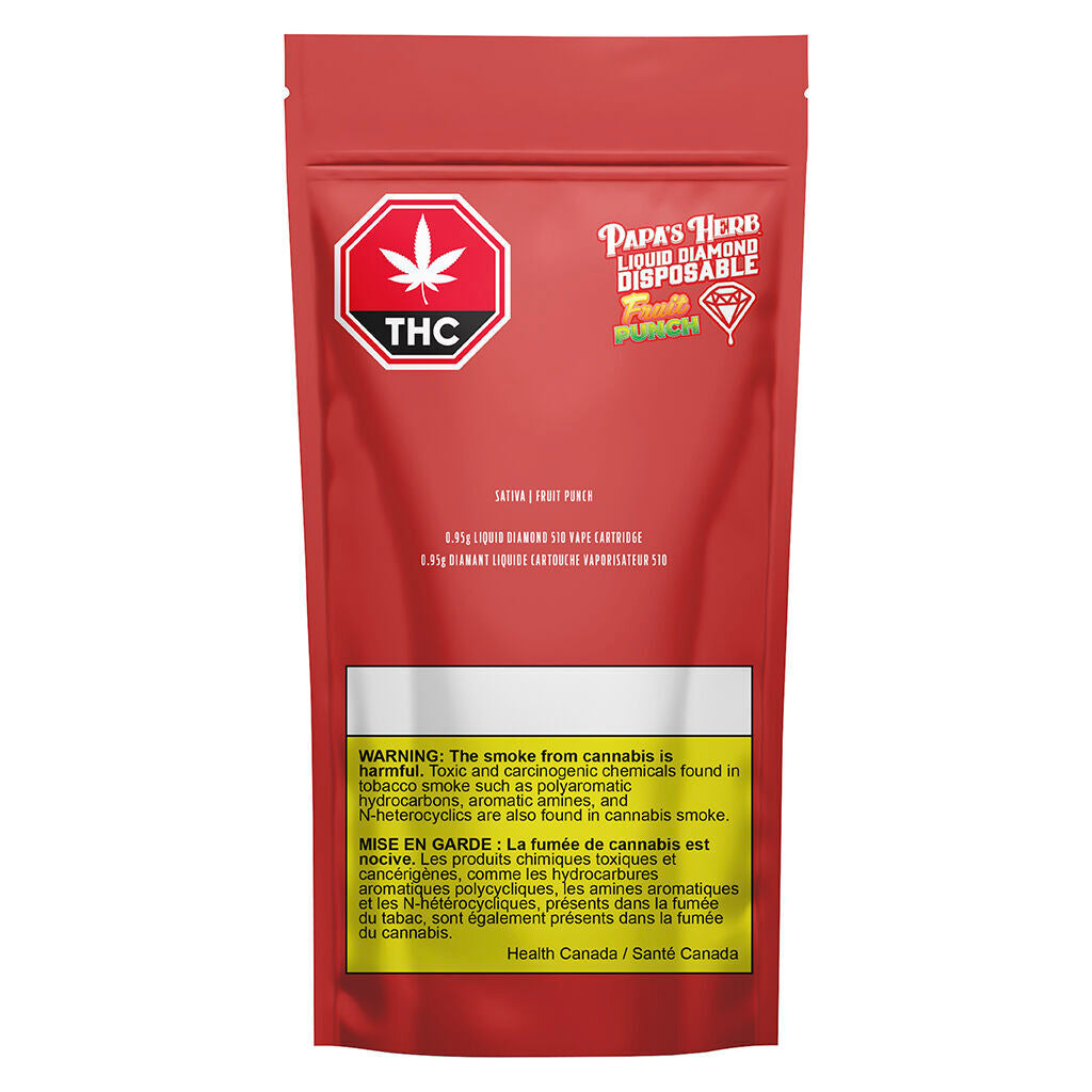 Sativa Fruit Punch Liquid Diamond 510 Thread Cartridge - 