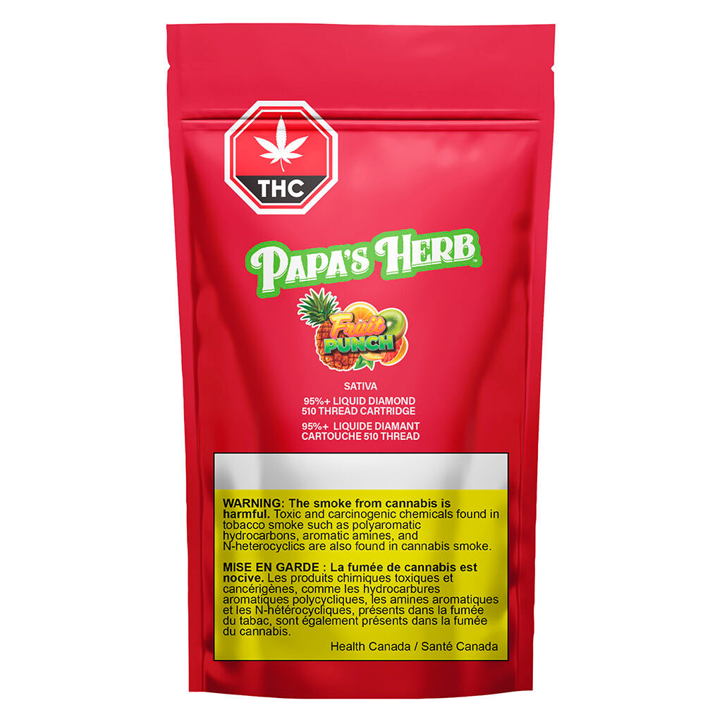 Sativa Fruit Punch Liquid Diamond 510 Thread Cartridge - 