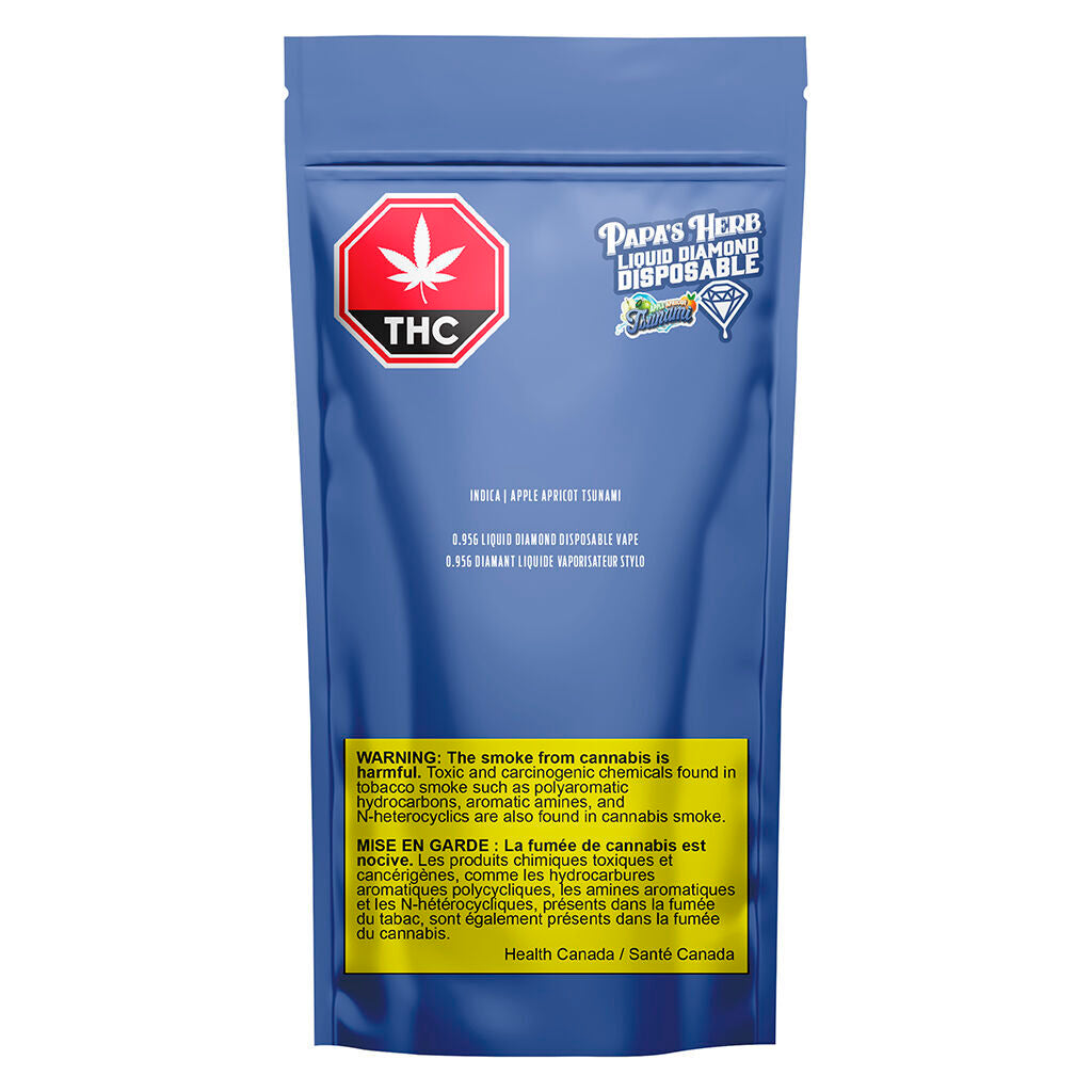 Apple Apricot Tsunami Liquid Diamond Disposable - 