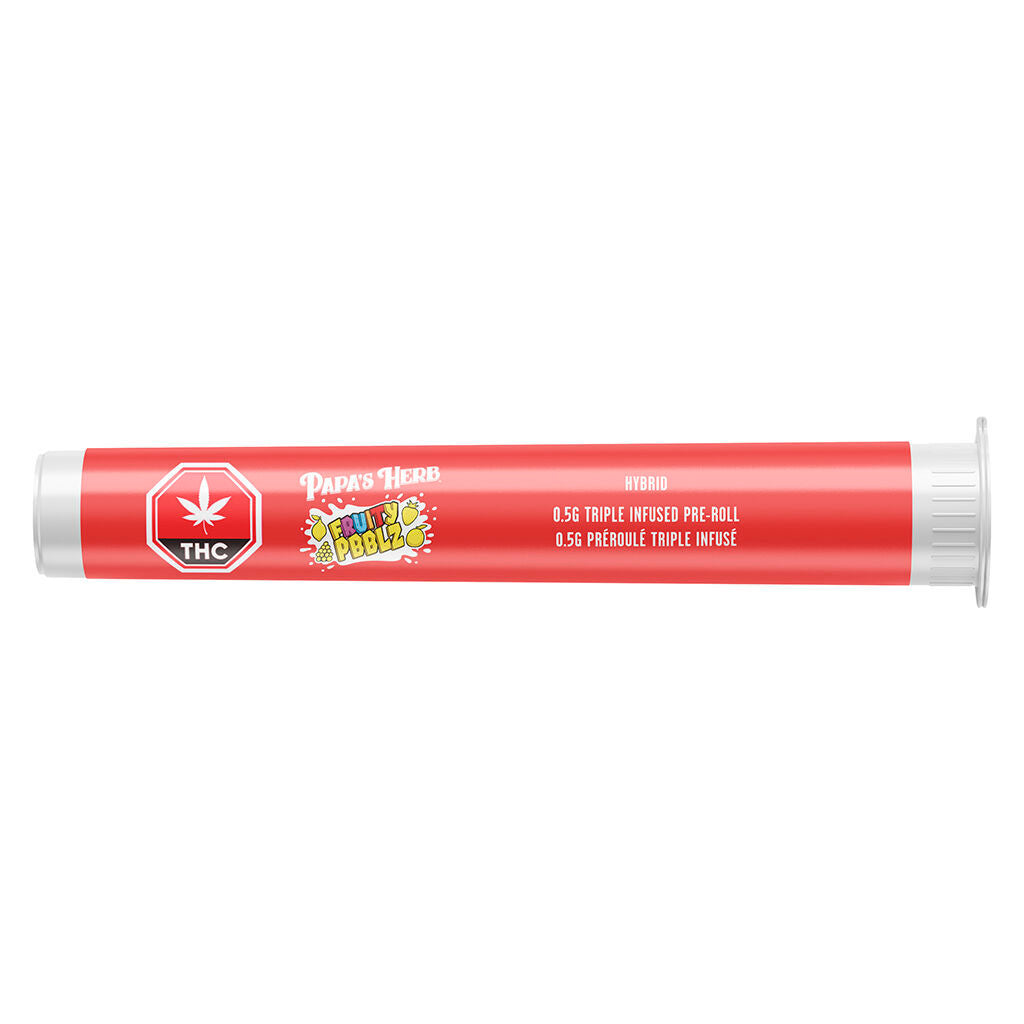 Fruity Pbblz Kief Coated Diamond Infused Pre-Roll - 