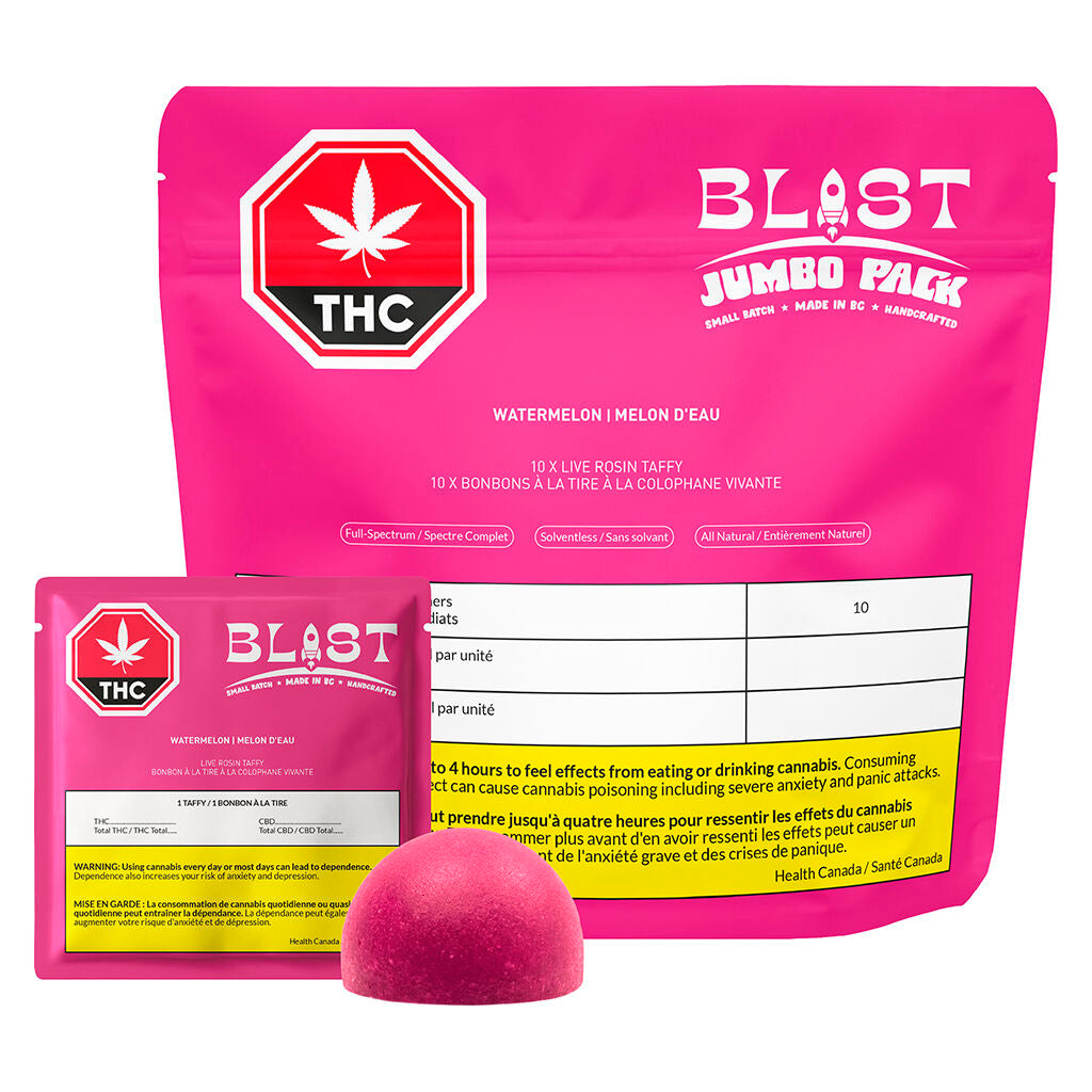 Jumbo Pack - Watermelon Live Rosin Taffy