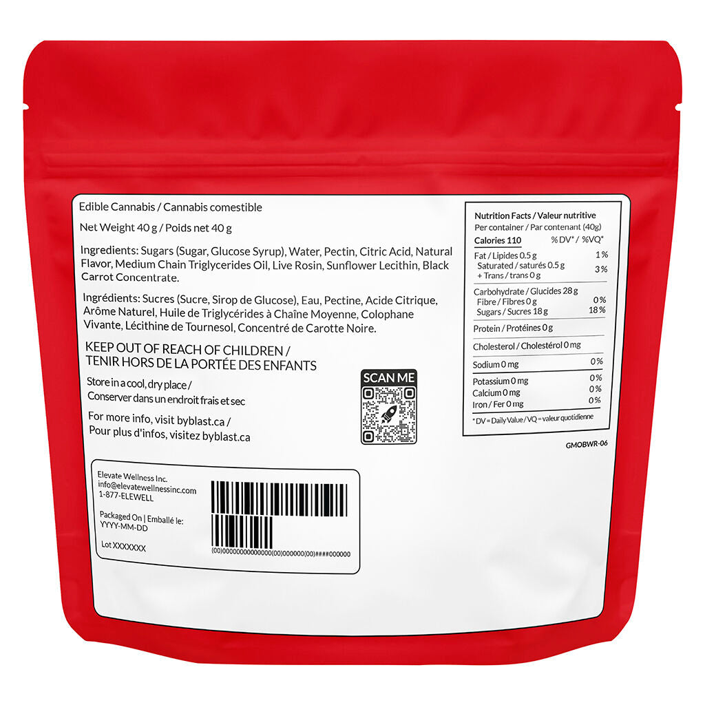 Paquet jumbo - Colophane vivante Sour Wild Raspberry