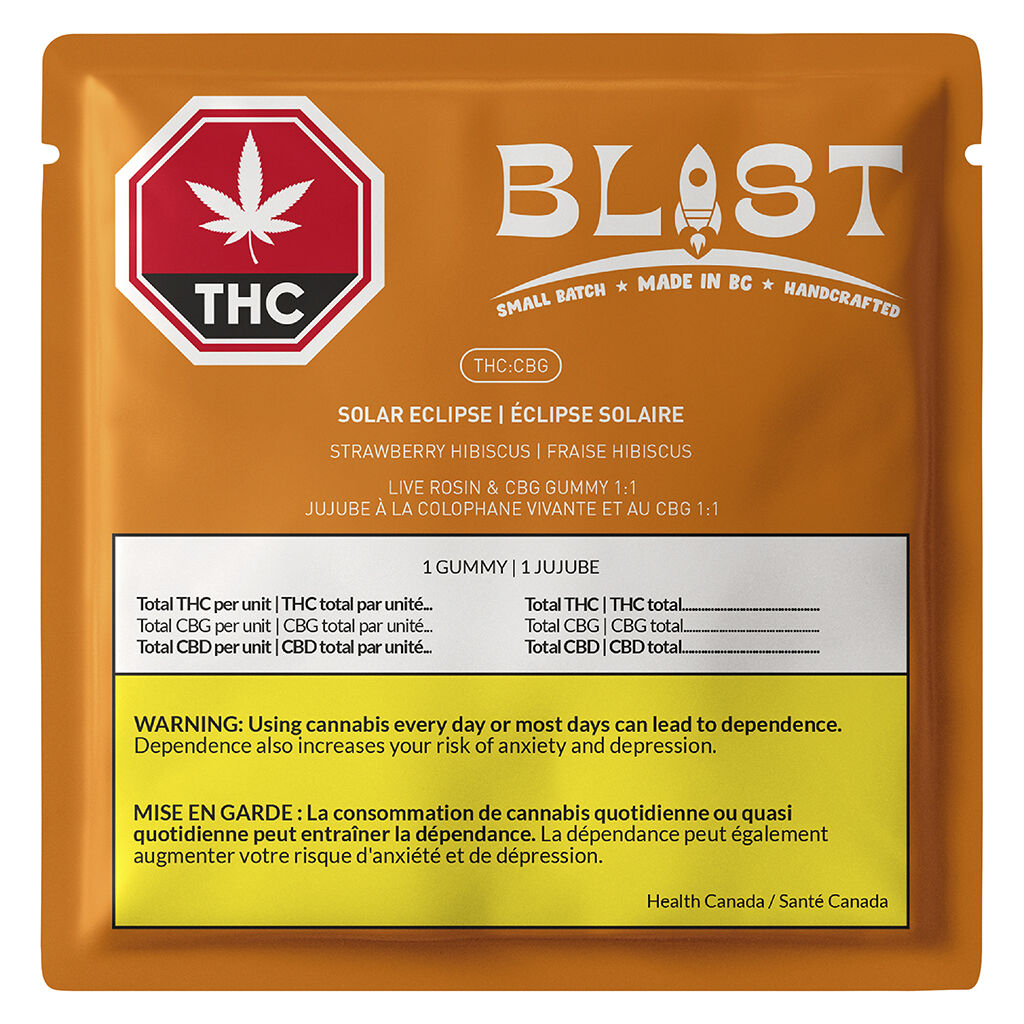 Jumbo Pack - Solar Eclipse Live Rosin 1:1 CBG:THC
