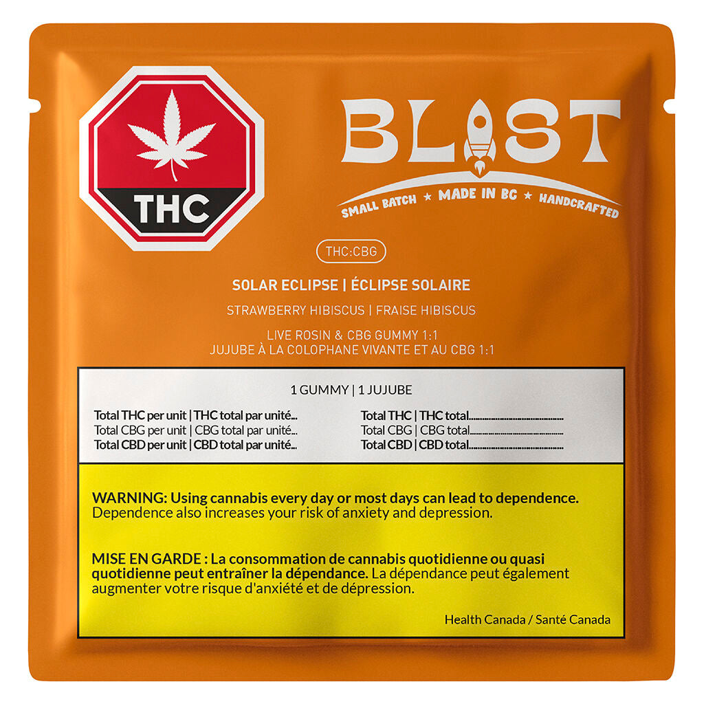 Jumbo Pack - Solar Eclipse Live Rosin 1:1 CBG:THC - 