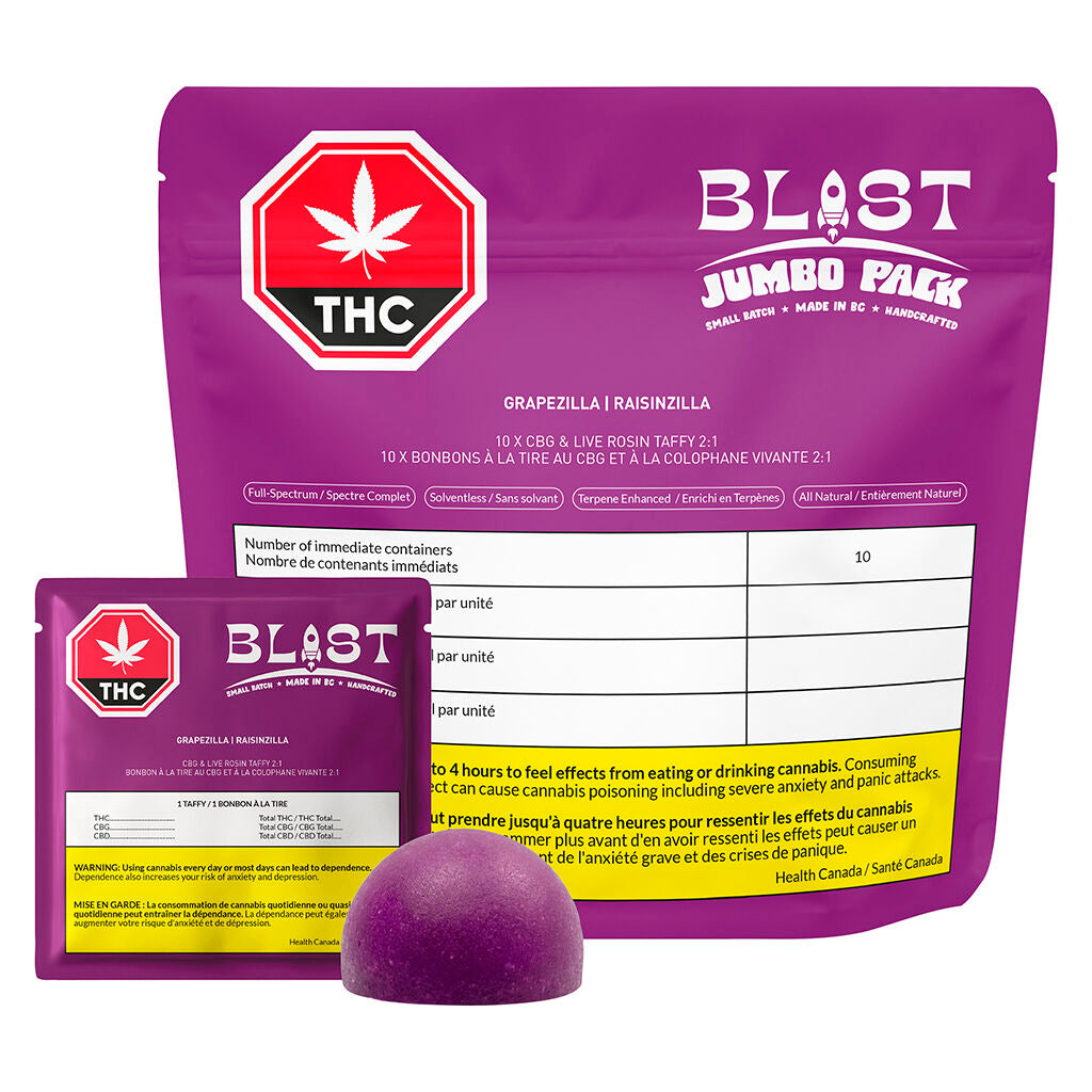 Jumbo Pack Grapeziilla LRO+CBG Higher Chewz - 