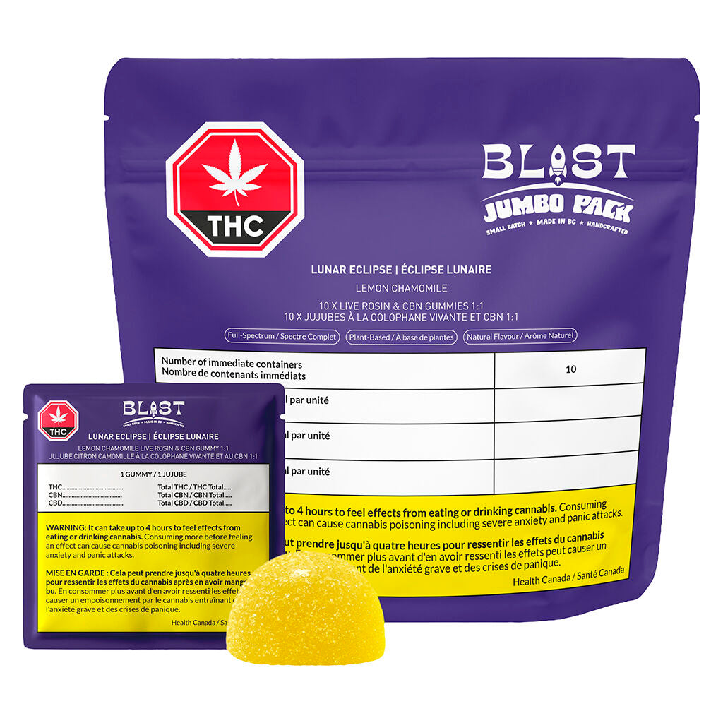 Jumbo Pack - Lunar Eclipse Live Rosin (1:1 CBN:THC)