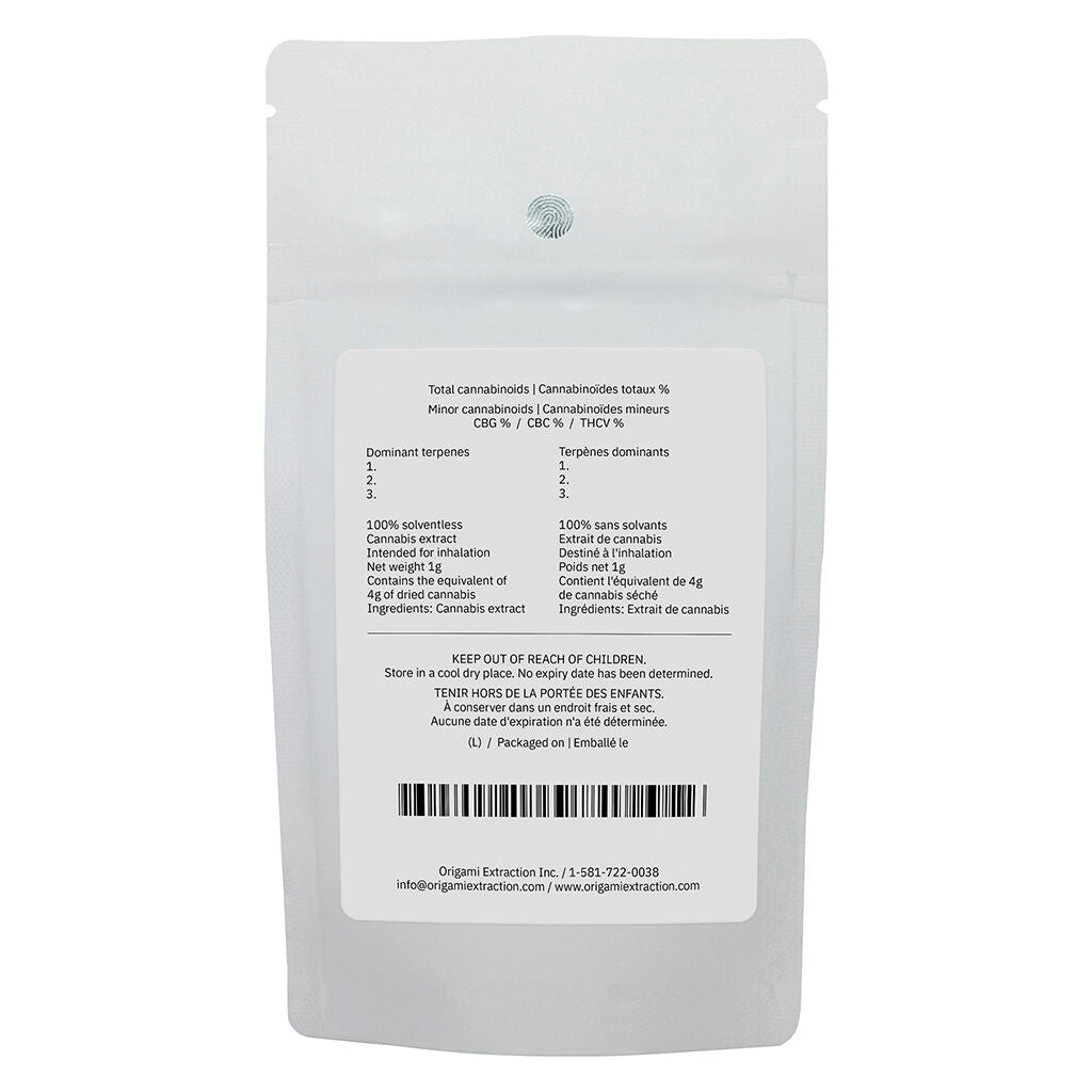 Bananium Live Hash Rosin - 