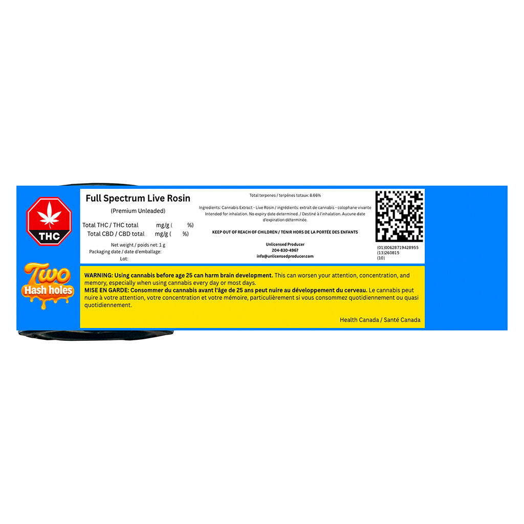 Single Source Live Rosin - 
