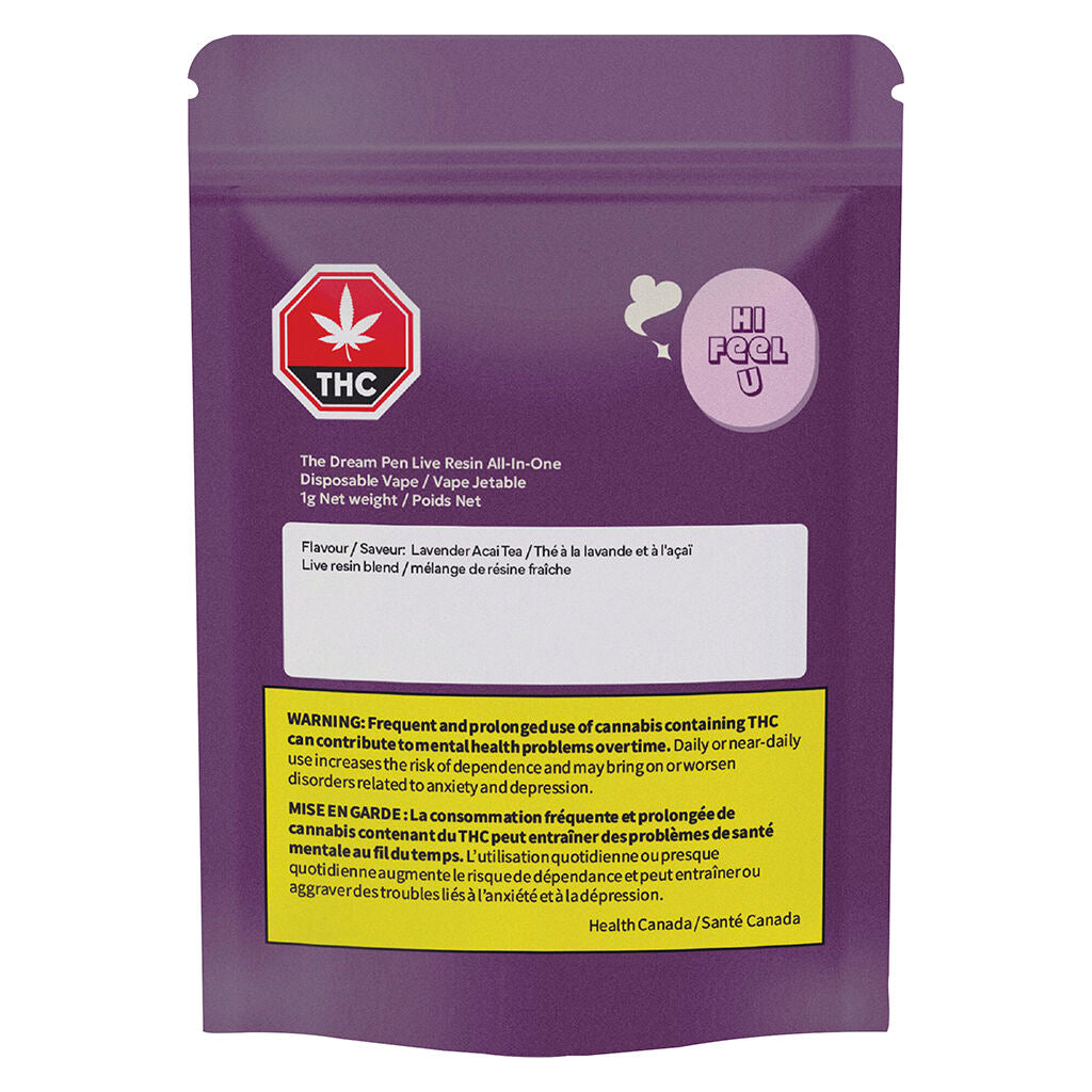 Dream Live Resin All-In-One (Lavender Acai Tea)
