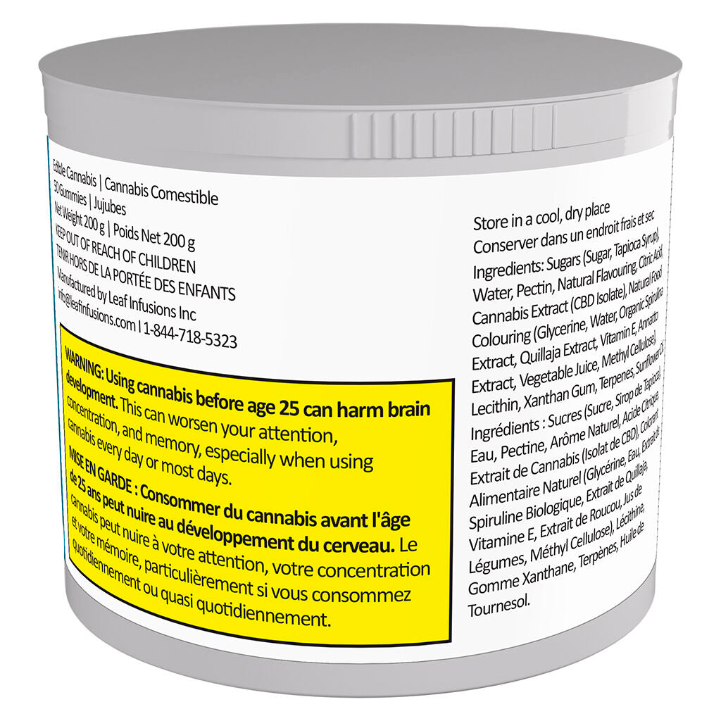 Blue Raspberry Lemonade Fast Acting CBD Gummies - 