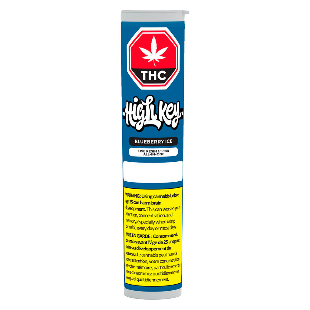 Blueberry Ice Live Resin 1:1 CBD All-In-One - 