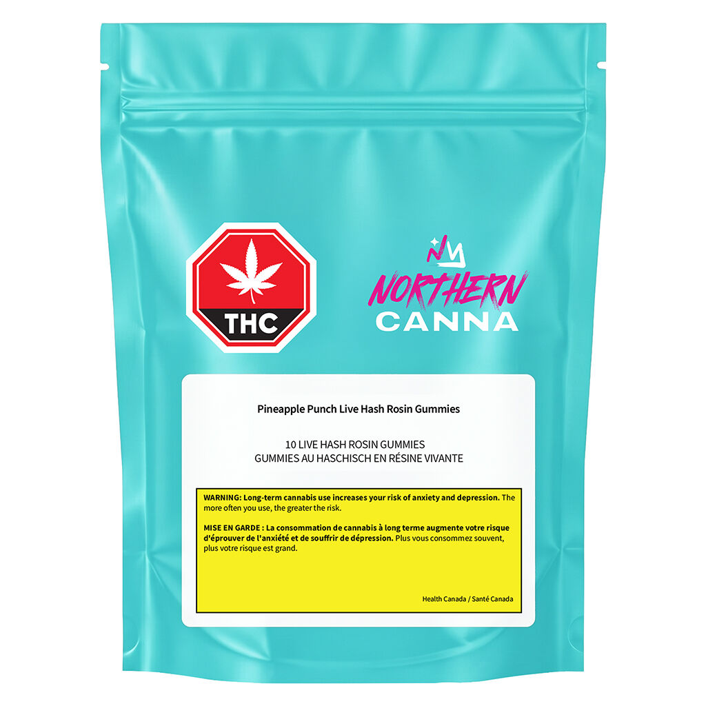 Pineapple Punch Live Hash Rosin Gummies