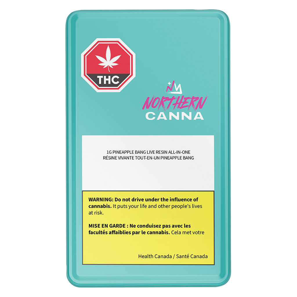 Vaporisateur tout-en-un à la résine vivante Pineapple Bang