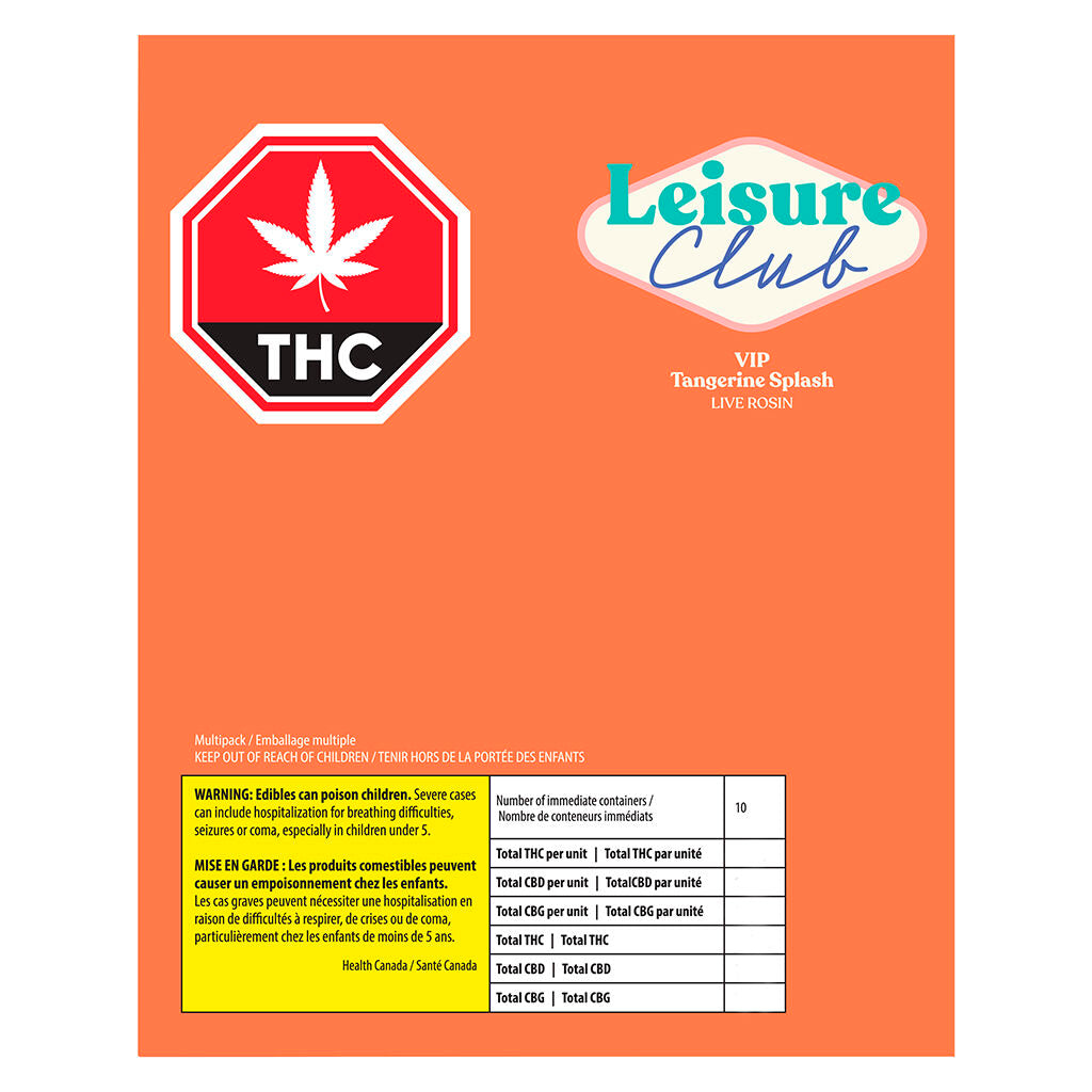 Tangerine Splash Live Rosin VIP - Sativa Multi Pack - 