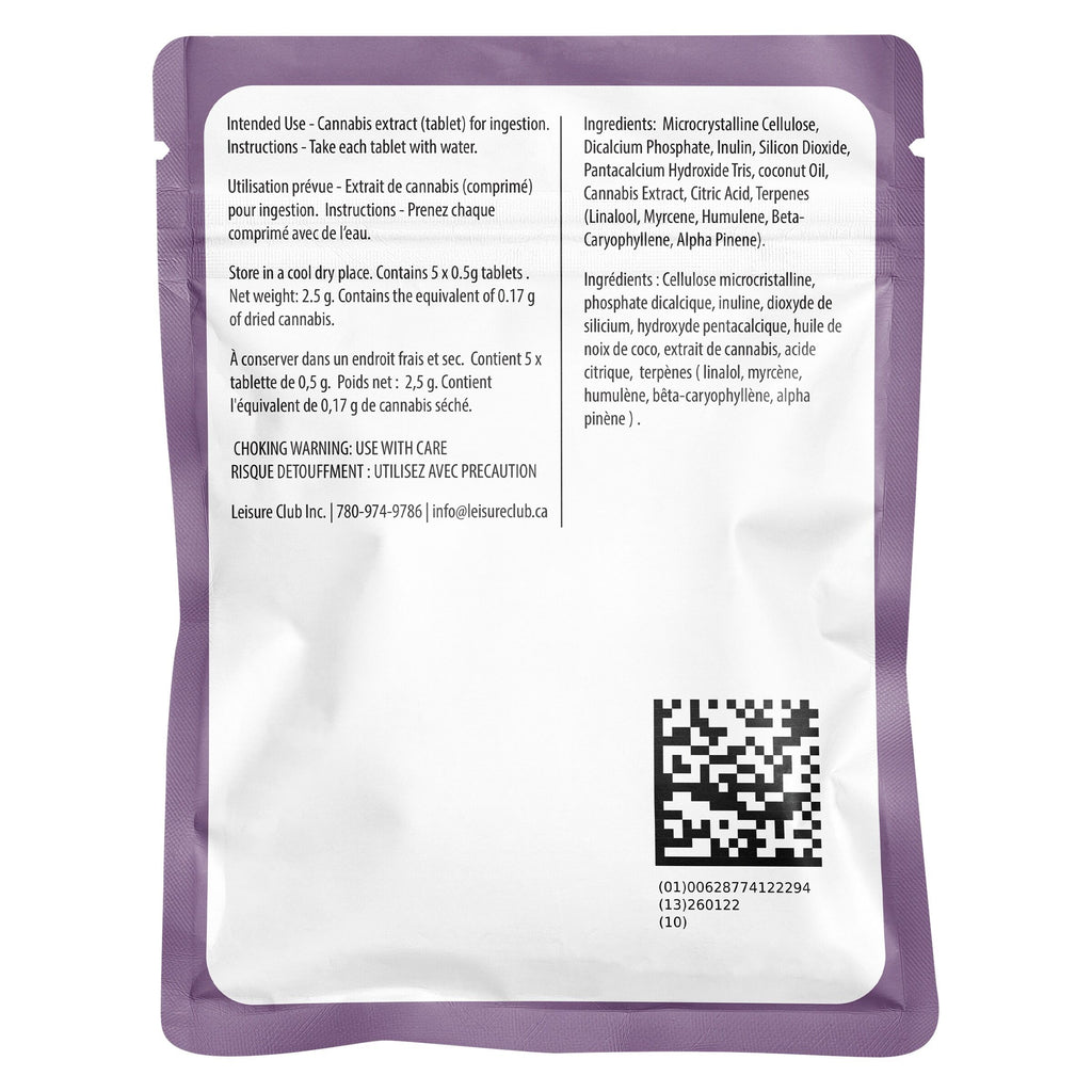Take 5 - Grandaddy Purple Tablets - 