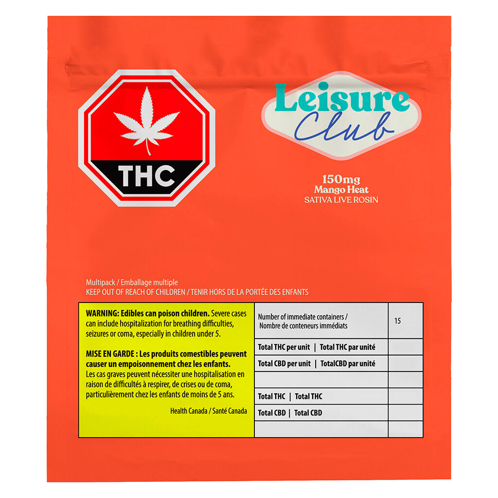150mg Mango Heat Multi Pack Sativa Live Rosin - 