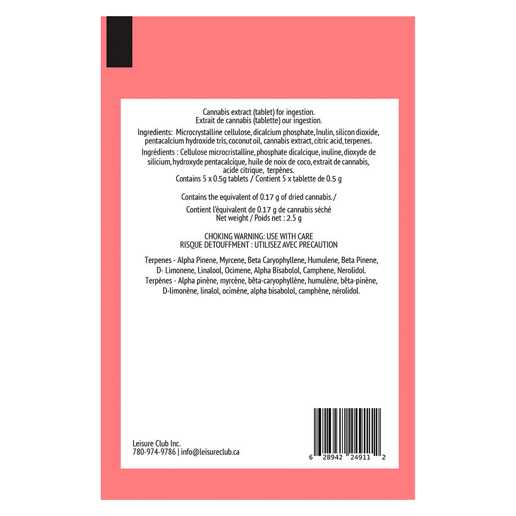 Bliss Tabs - Pink Kush - 