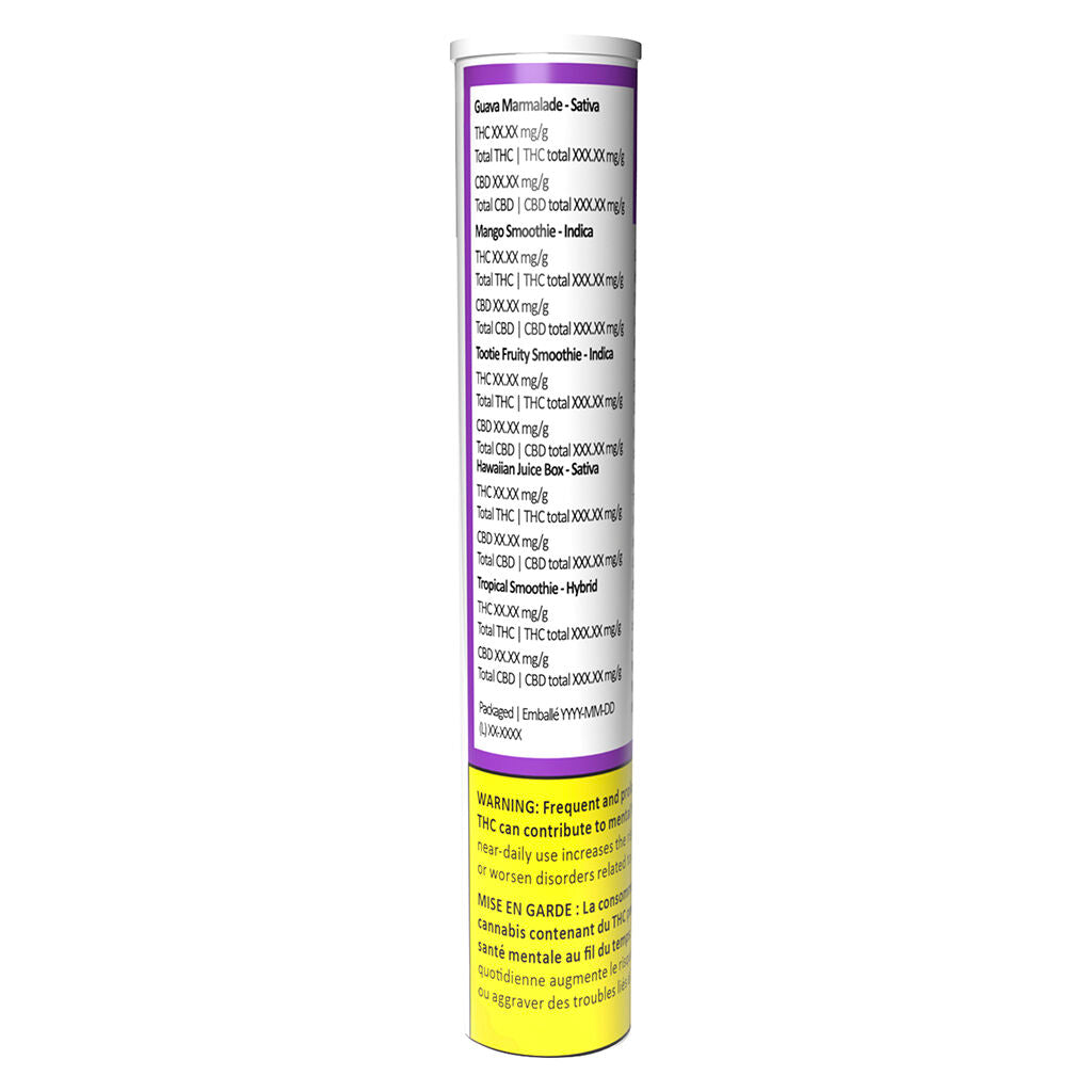 Préroulé infusé au pack Smoothie