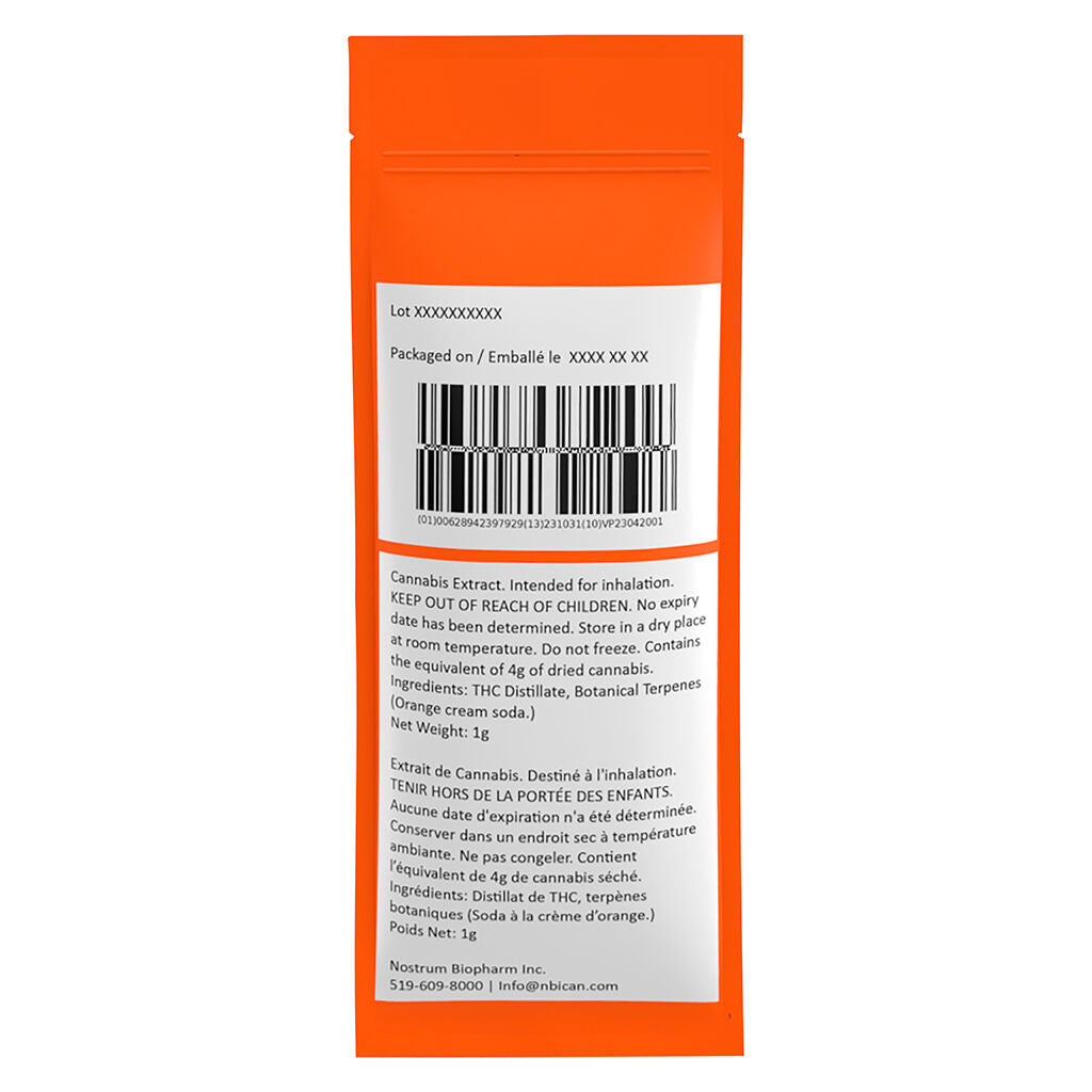 Orange Cream Soda 510 Thread Cartridge - 