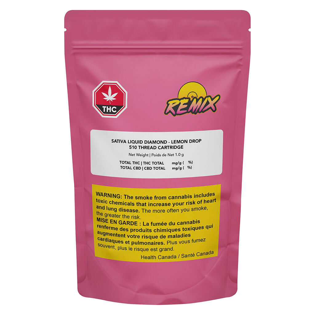 SATIVA LIQUID DIAMOND-LEMON DROP 510 THREAD CARTRIDGE - 