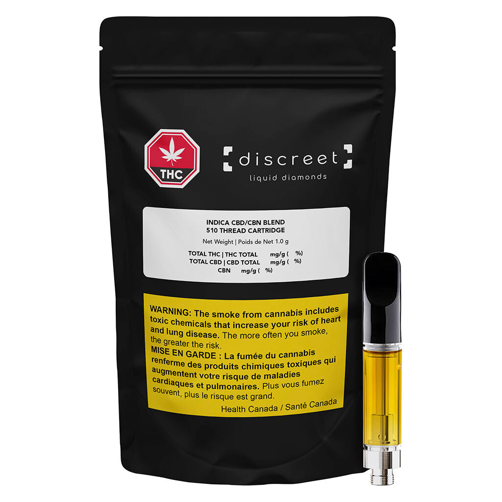 Indica CBD/CBN Blend Vape 510 Thread Cartridge - 