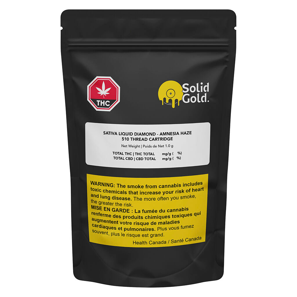 SATIVA LIQUID DIAMOND-AMNESIA HAZE 510 THREAD CARTRIDGE - 