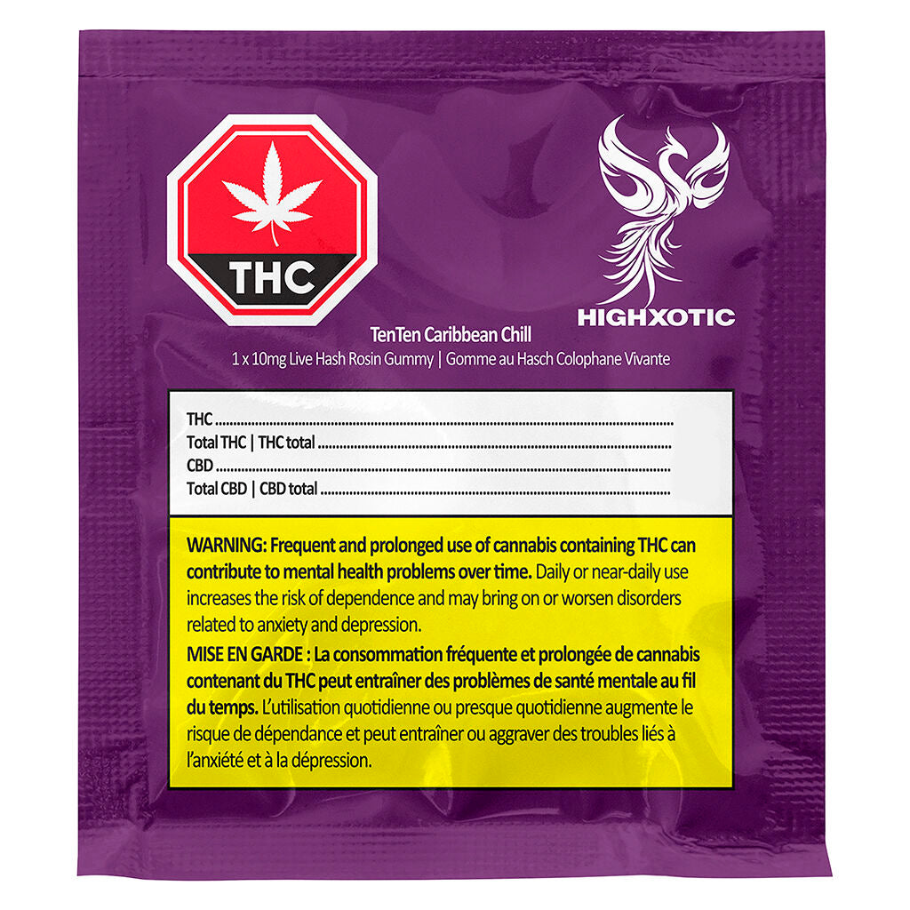 TenTen Caribbean Chill Live Rosin Gummy - 