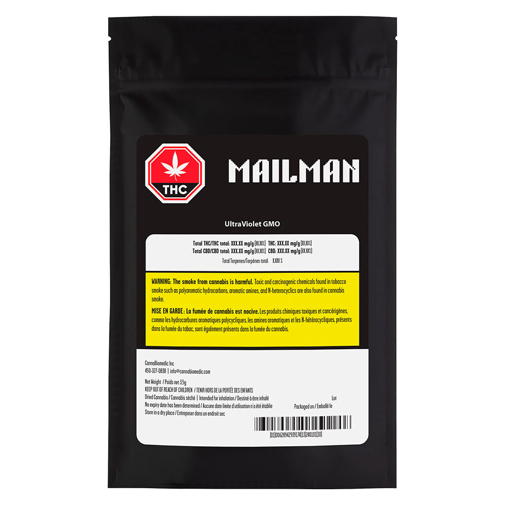 Mailman Strain: Ultraviolet Gmo - 