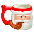 Santa Claus Ceramic Mug with Pipe