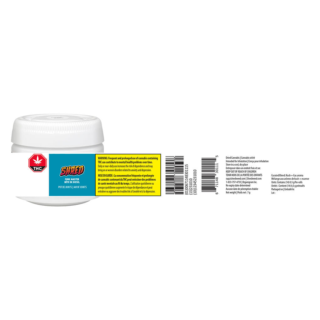 Funk Master Jar of Joints Pre-Roll - 