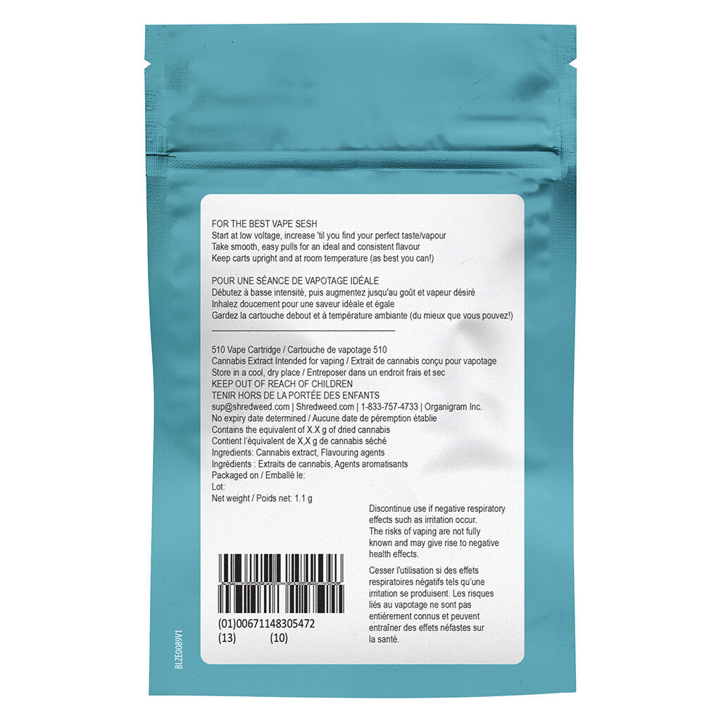 Tiger Blood 510 Thread Cartridge - 