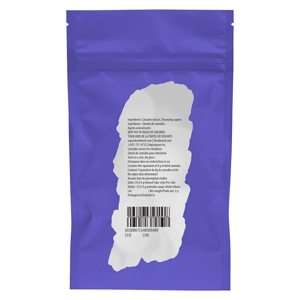 Gigantic Grape Heavy Slims Infused Pre-roll - 